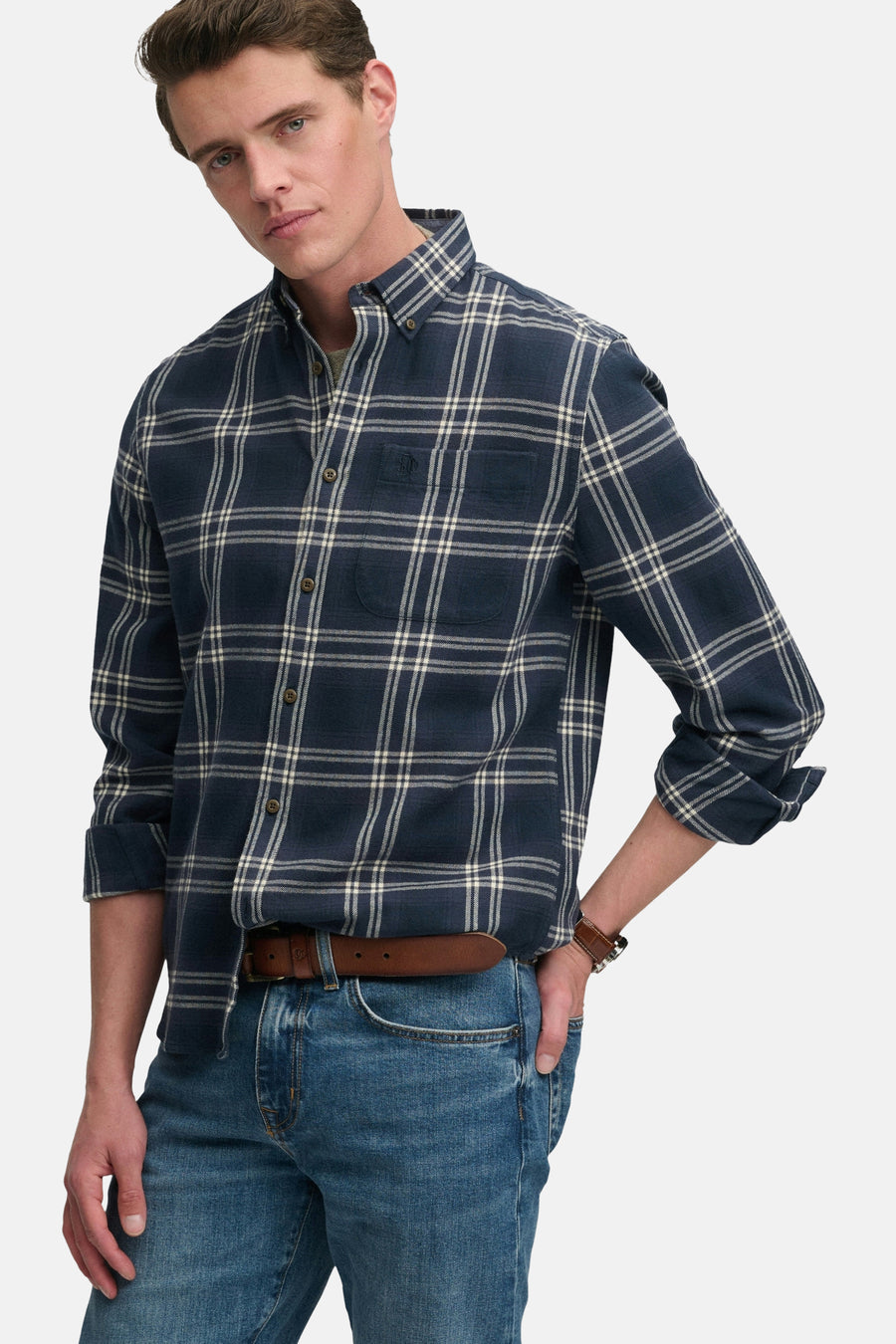 Chemise (manches longues) bleu - SUPERDRY