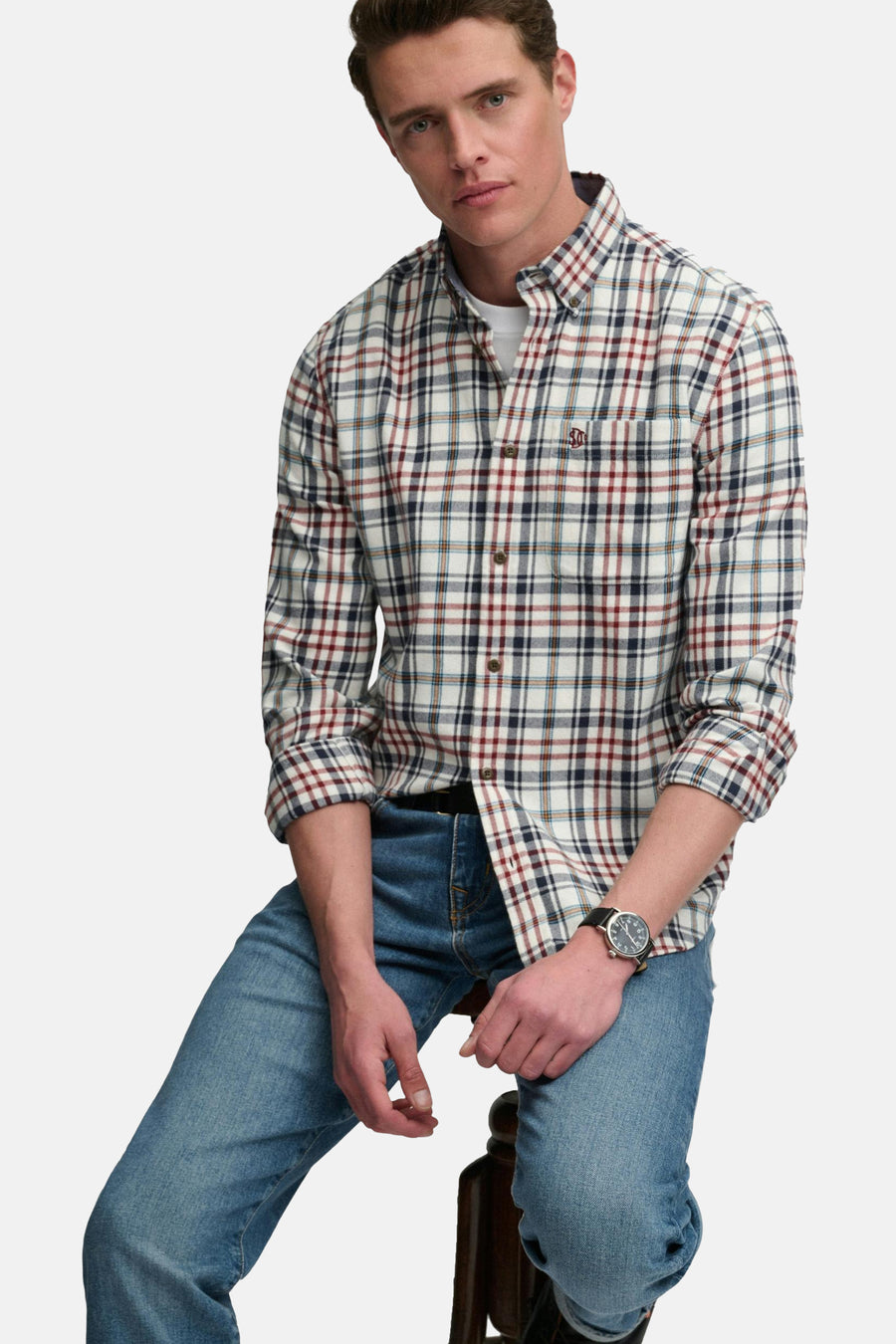 Chemise (manches longues) beige - SUPERDRY