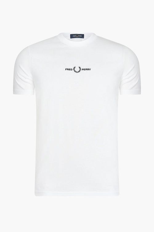 T-shirt (korte mouwen) Wit - Fred Perry