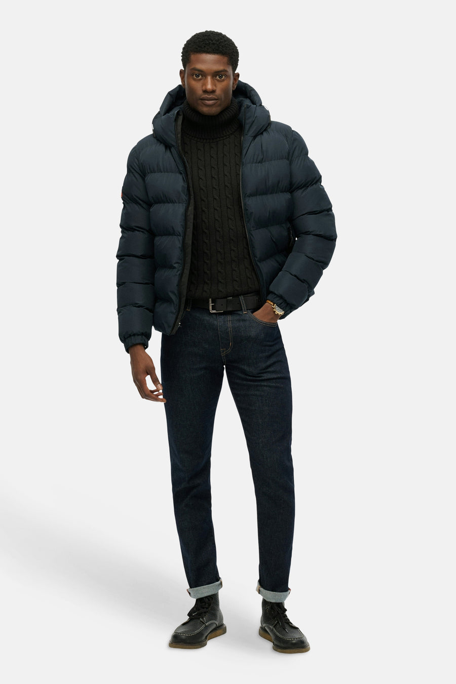 Jas (kort) blauw - SUPERDRY