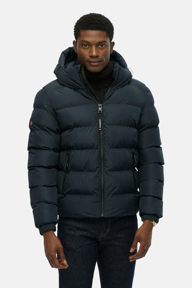 Jas (kort) blauw - SUPERDRY