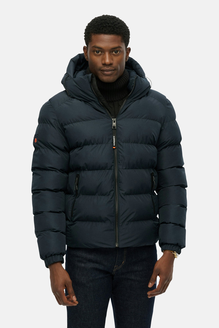 Jas (kort) blauw - SUPERDRY