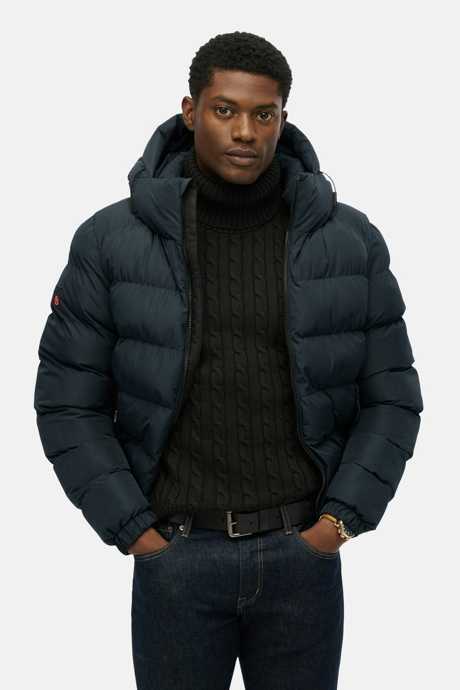 Jas (kort) blauw - SUPERDRY