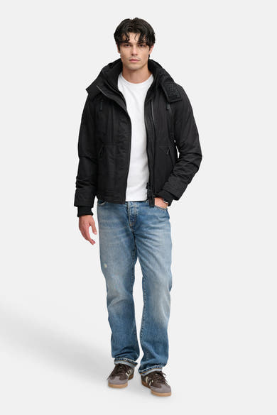 Regenjas zwart - SUPERDRY