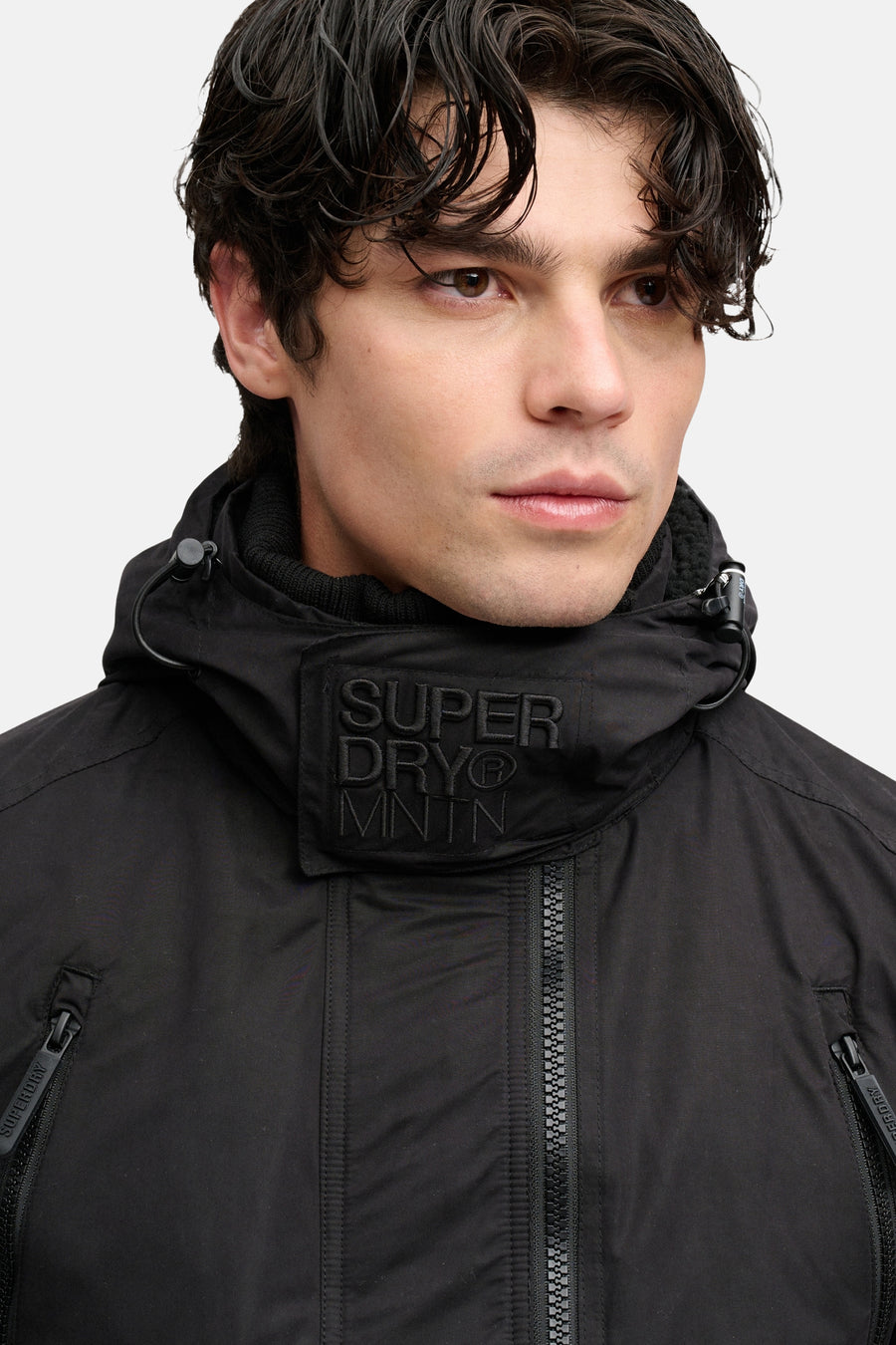 Regenjas zwart - SUPERDRY