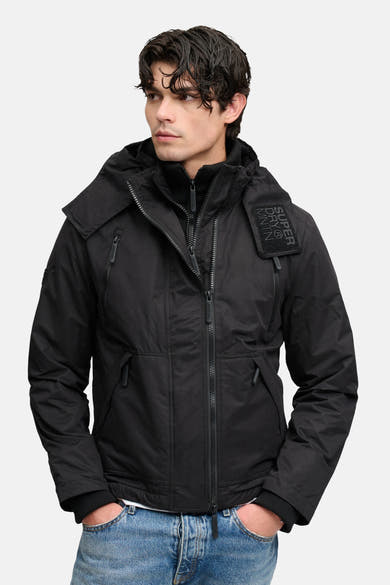 Regenjas zwart - SUPERDRY