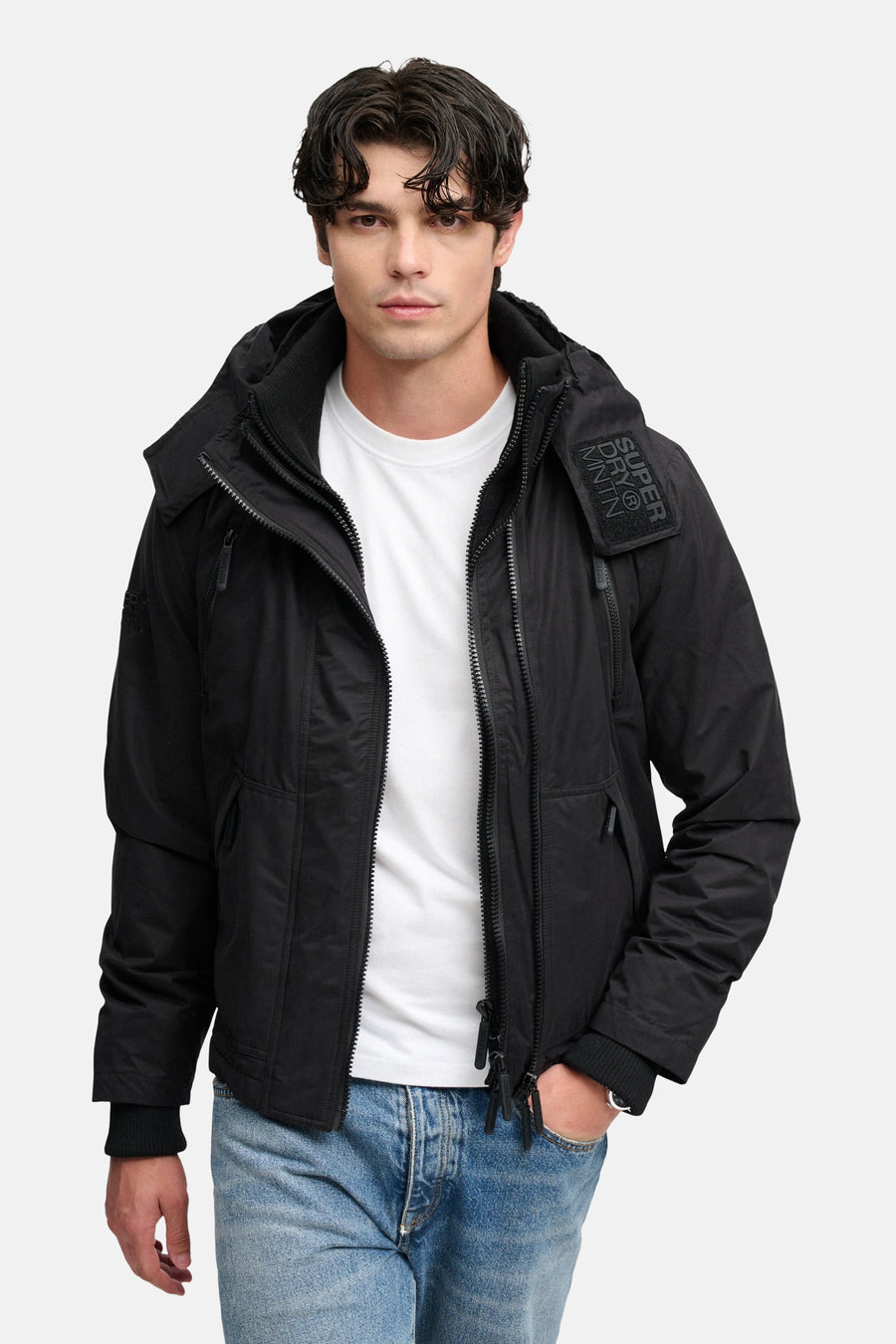 Regenjas zwart - SUPERDRY