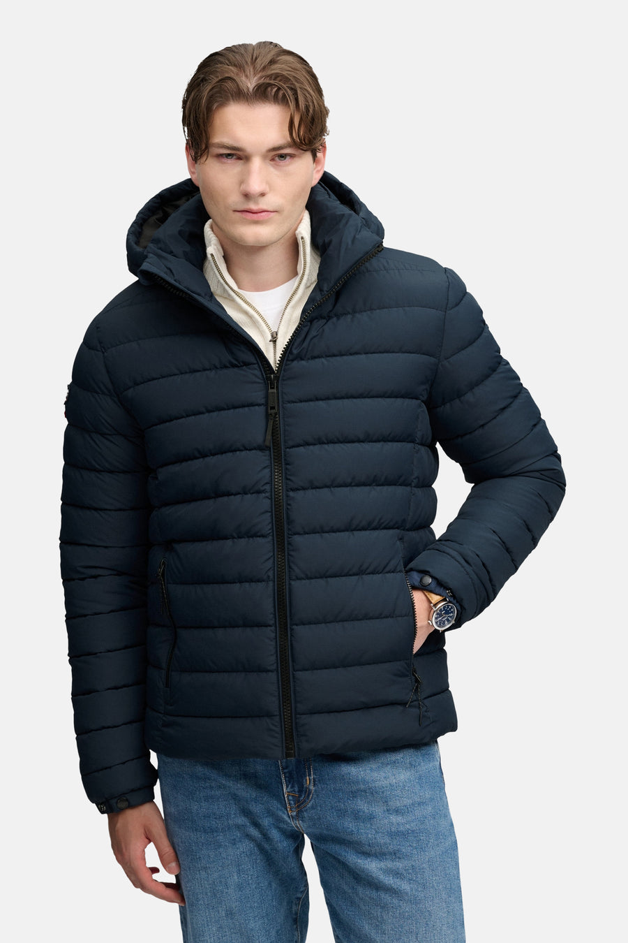 Regenjas blauw - SUPERDRY