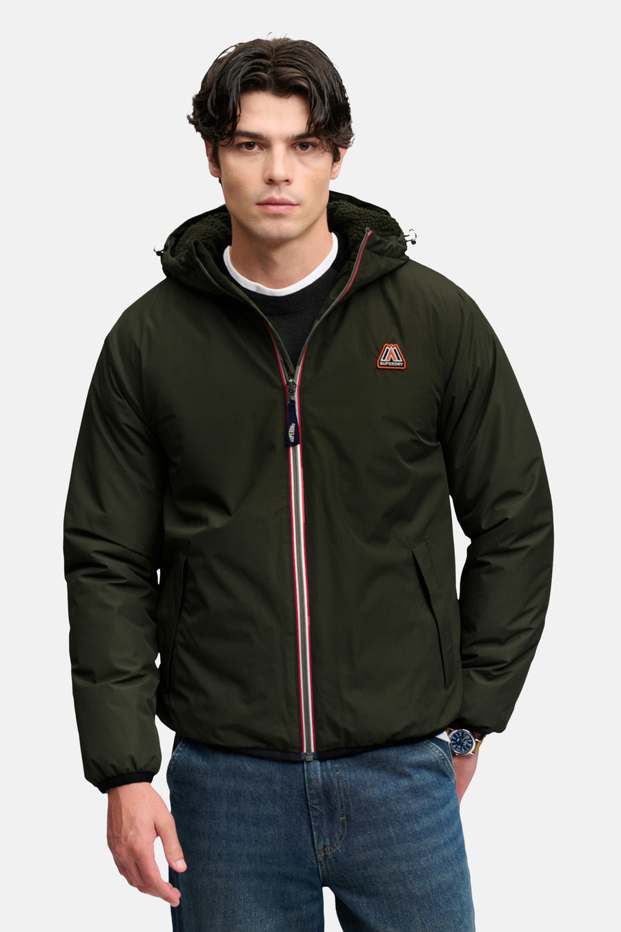 Regenjas green - SUPERDRY