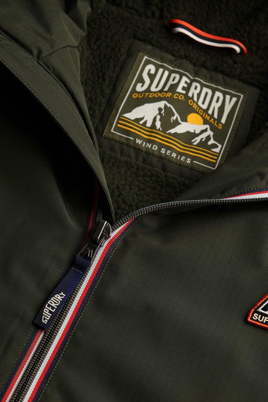 Regenjas green - SUPERDRY