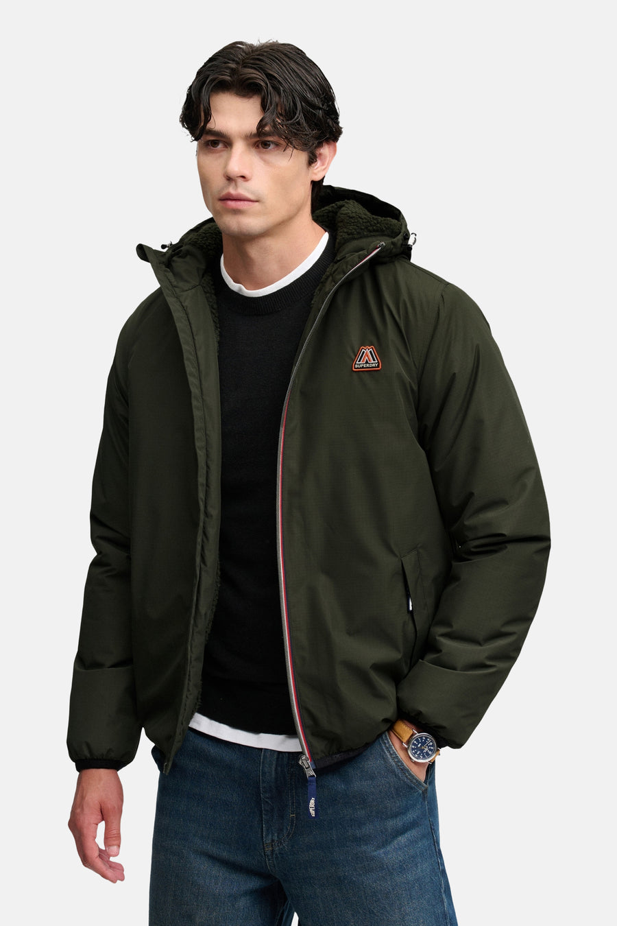 Regenjas green - SUPERDRY