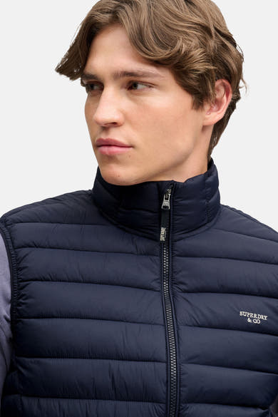 Bodywarmer blauw - SUPERDRY