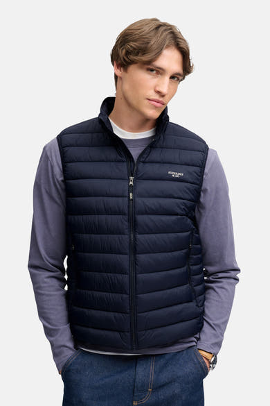 Bodywarmer blauw - SUPERDRY