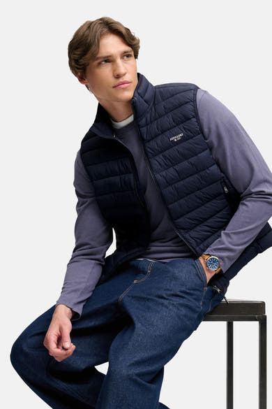Bodywarmer blauw - SUPERDRY