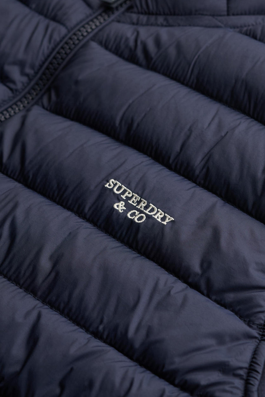 Bodywarmer blauw - SUPERDRY