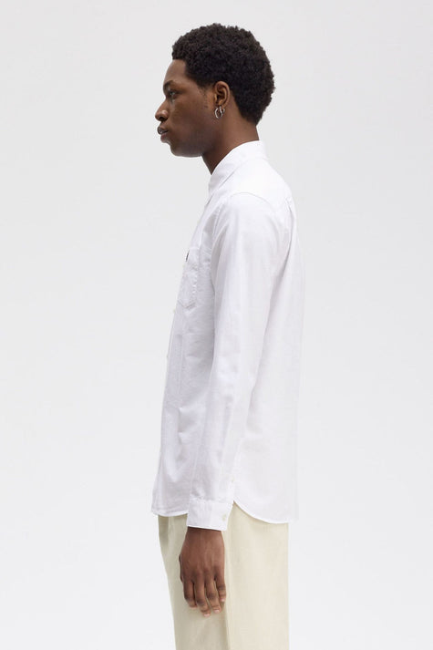 Hemd (lange mouwen) Wit - Fred Perry