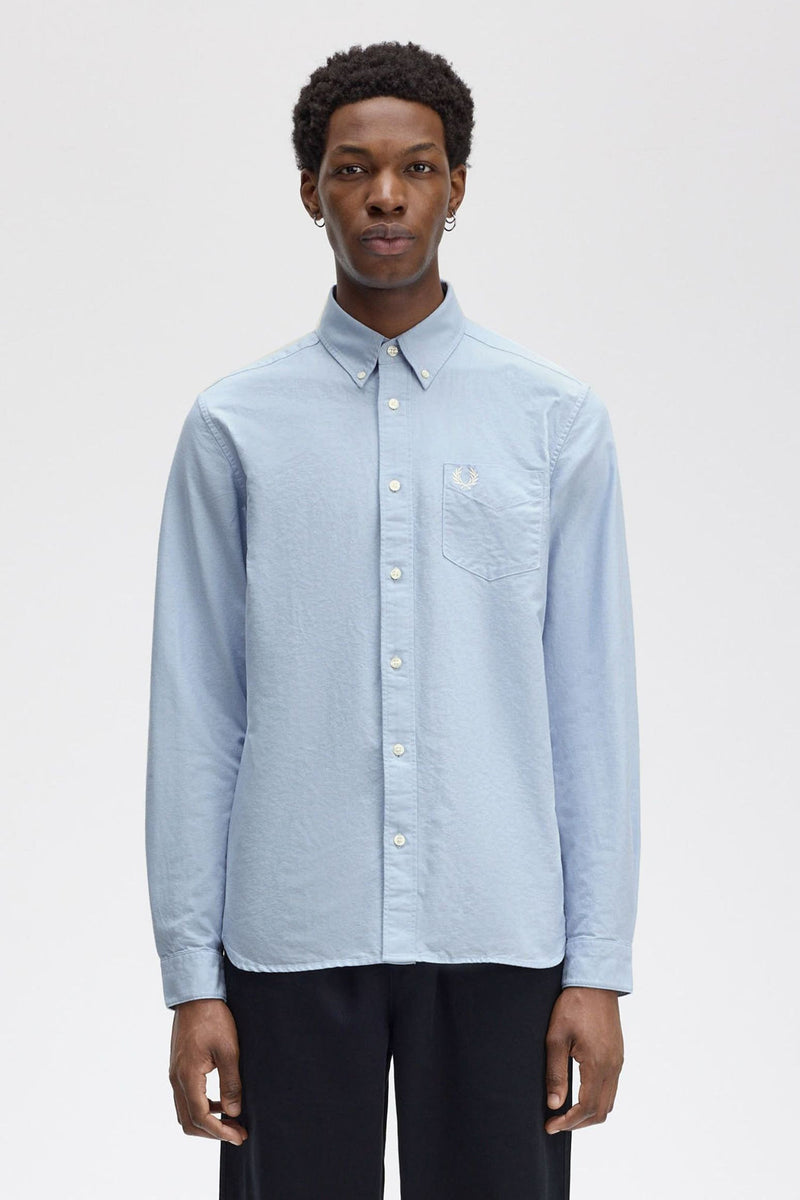 Hemd met lange mouwen - blauw