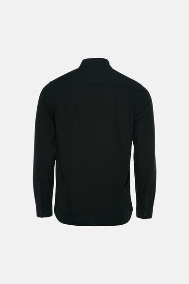 Chemise à manches longues FRED PERRY vert foncé, vue de dos