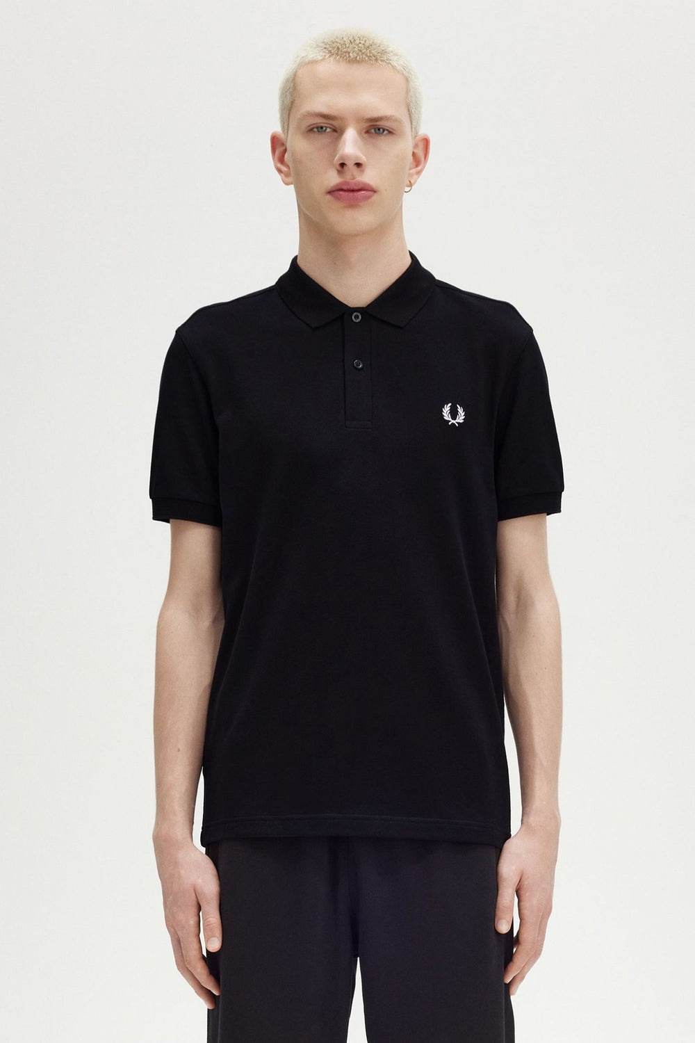 Polo met korte mouwen - zwart