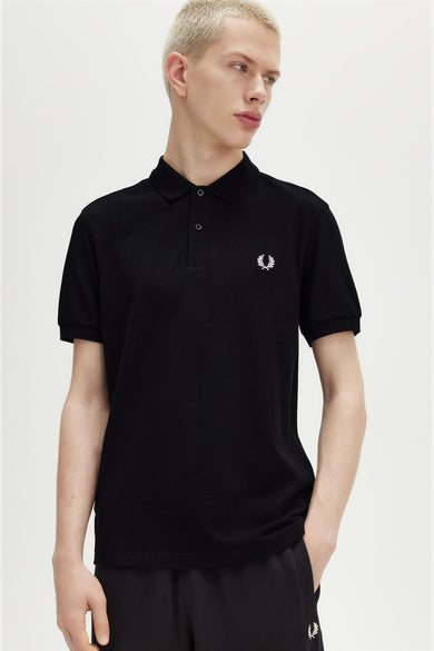 Polo met korte mouwen - zwart