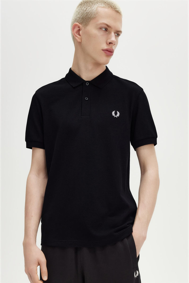 Polo met korte mouwen - zwart