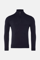 Pull col roulé Bleu - SUPERDRY