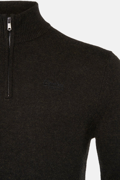 Pull col roulé Vert - SUPERDRY