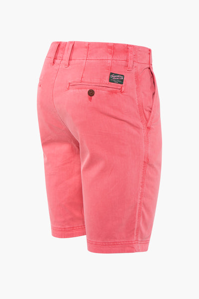 Korte broek van SUPERDRY, met een achterzak met knoop en een opgestikt logo.