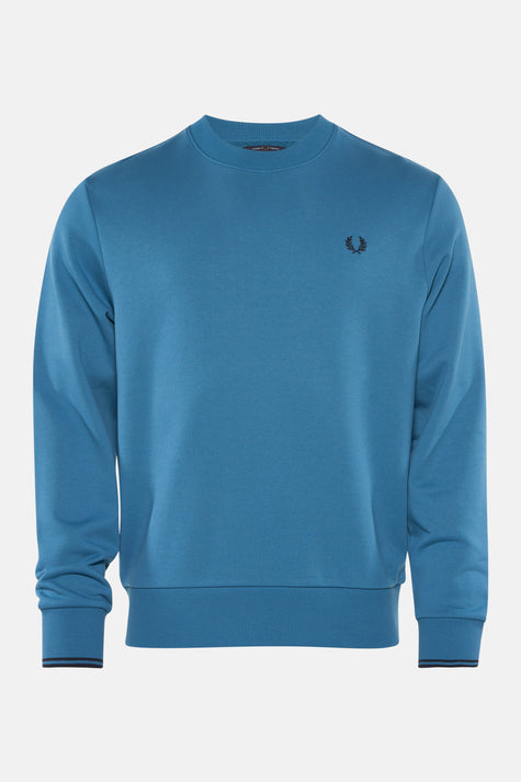 Sweat col rond Bleu - Fred Perry