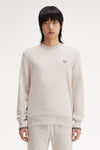 Sweater met ronde hals Beige - Fred Perry