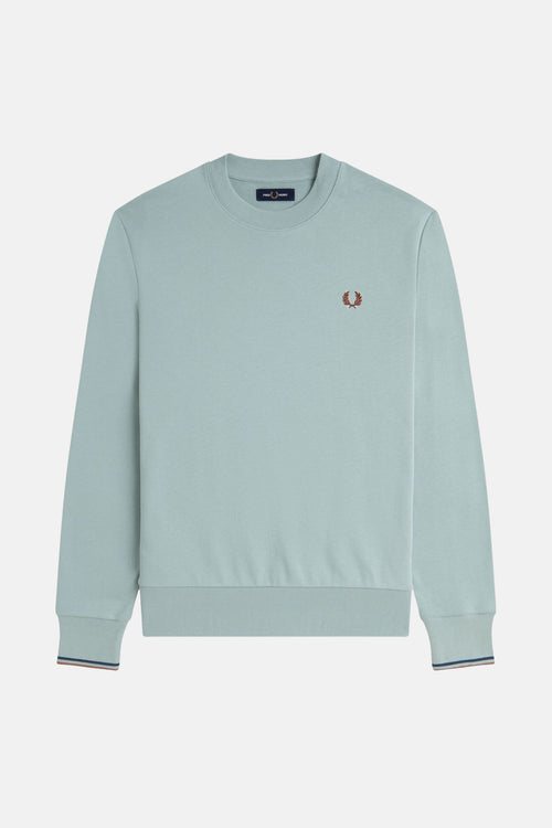 Sweater met ronde hals Blauw - FRED PERRY