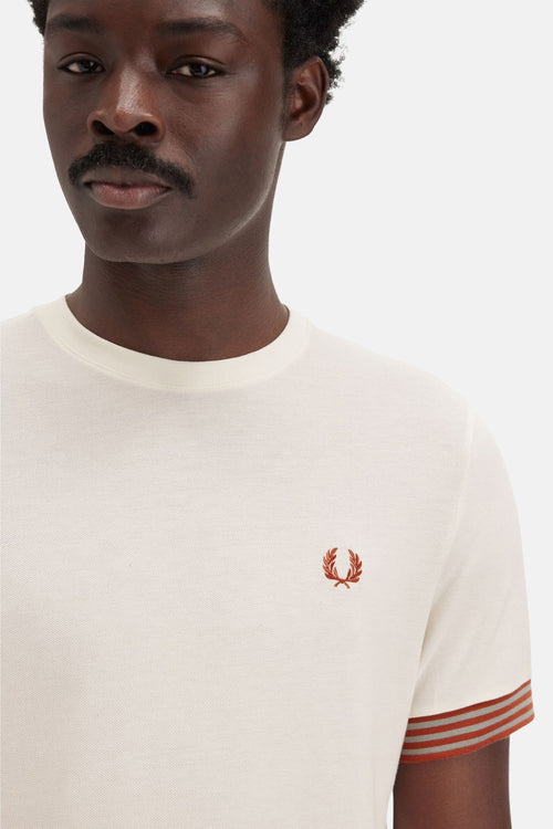 T-shirt (korte mouwen) Ecru - Fred Perry