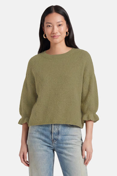 Pull col O - olive