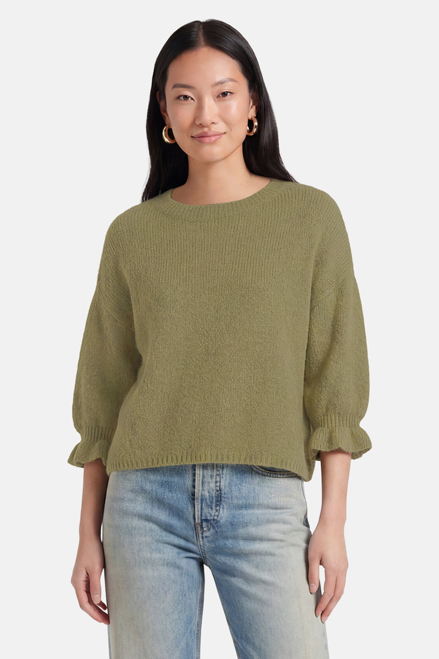 Pull col O - olive