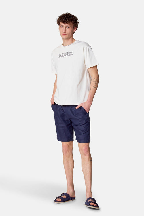 Short Blauw - Le Fabuleux Marcel de Bruxelles