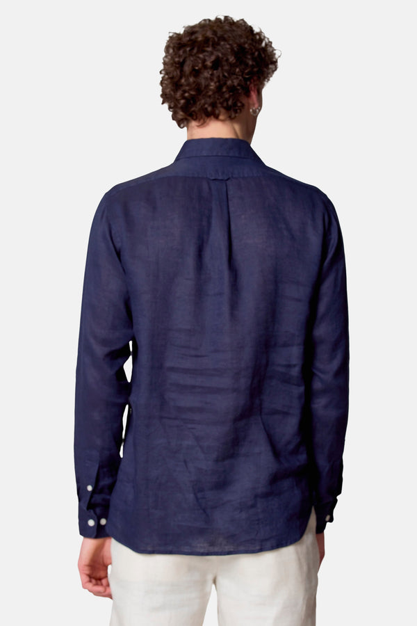 Hemd (lange mouwen) Blauw - Le Fabuleux Marcel de Bruxelles