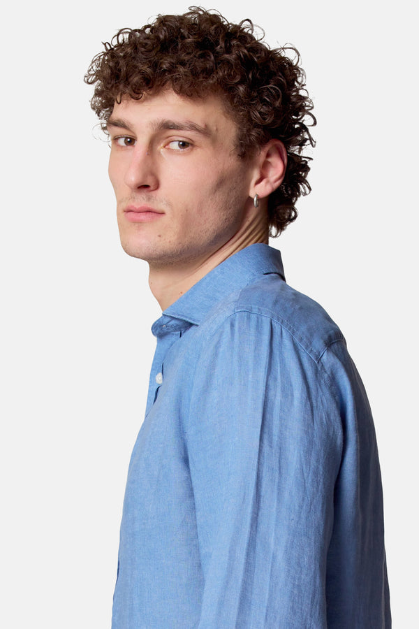 Hemd (lange mouwen) Blauw - Le Fabuleux Marcel de Bruxelles