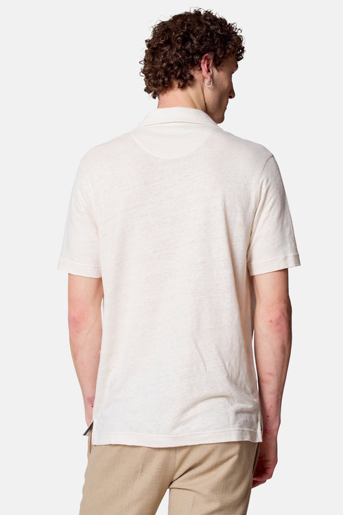 	Heren tops polo korte mouw Beige - Le Fabuleux Marcel de Bruxelles