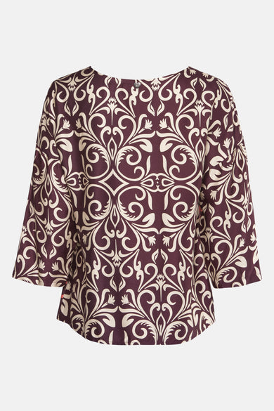Blouse (lange mouwen) Bordeaux - AMELIE ET AMELIE