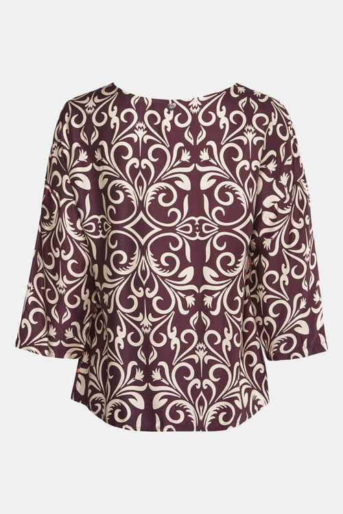 Blouse (lange mouwen) Bordeaux - AMELIE ET AMELIE