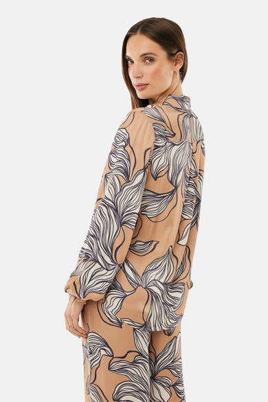 Blouse met lange mouwen - multicolor