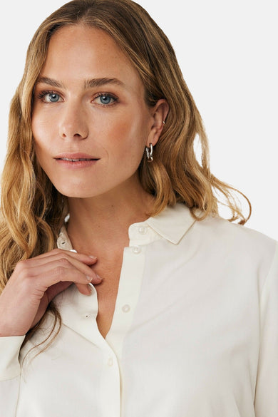 Hemd met lange mouwen - wit