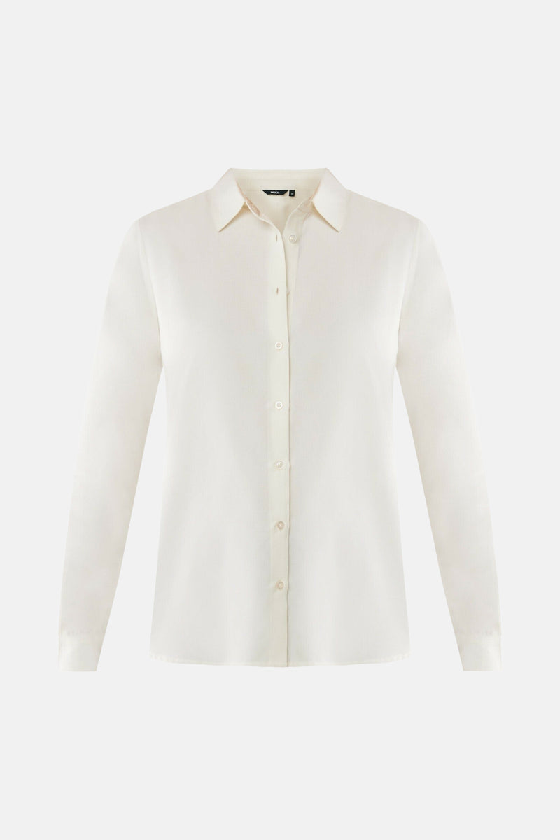 Hemd met lange mouwen - wit