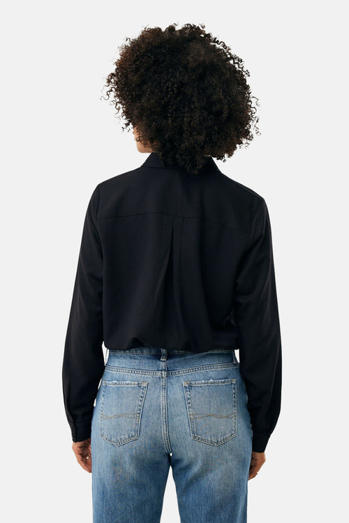 Chemise à manches longues - noir
