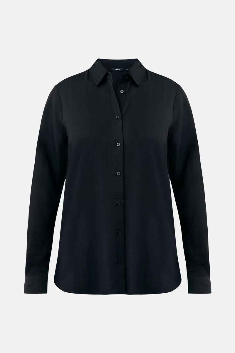 Hemd met lange mouwen - zwart