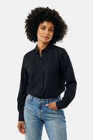 Hemd met lange mouwen - zwart