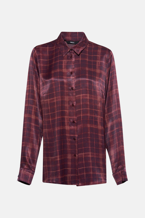 Chemise à manches longues - rouge