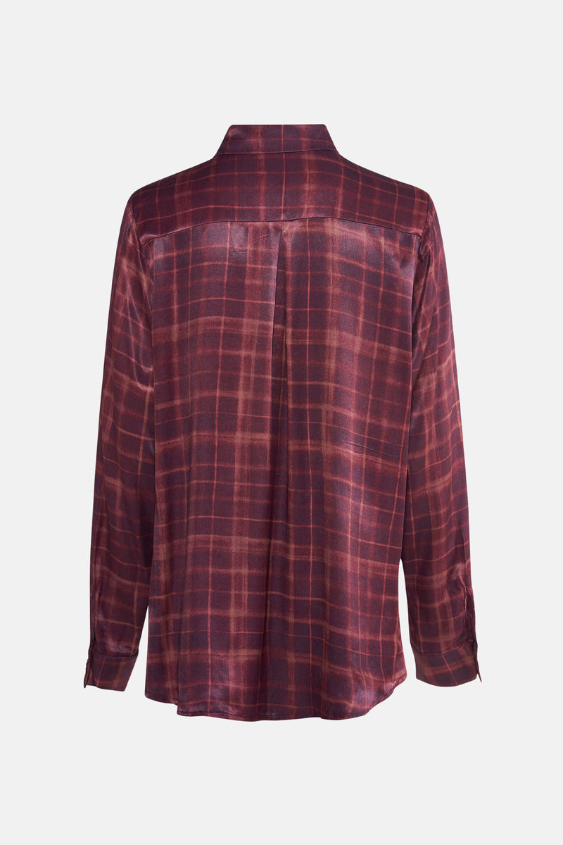 Chemise à manches longues - rouge