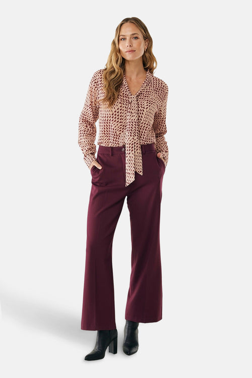 Blouse à manches longues - multicolore
