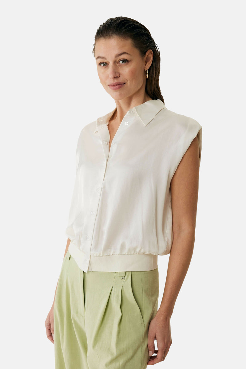 Blouse (zonder mouwen) Ecru - MEXX